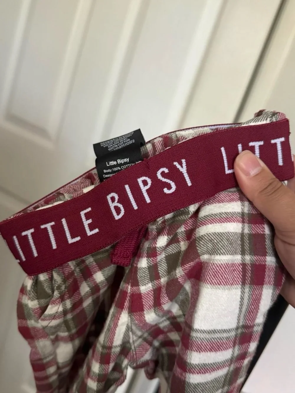 Little Bipsy Plaid PJ Pants